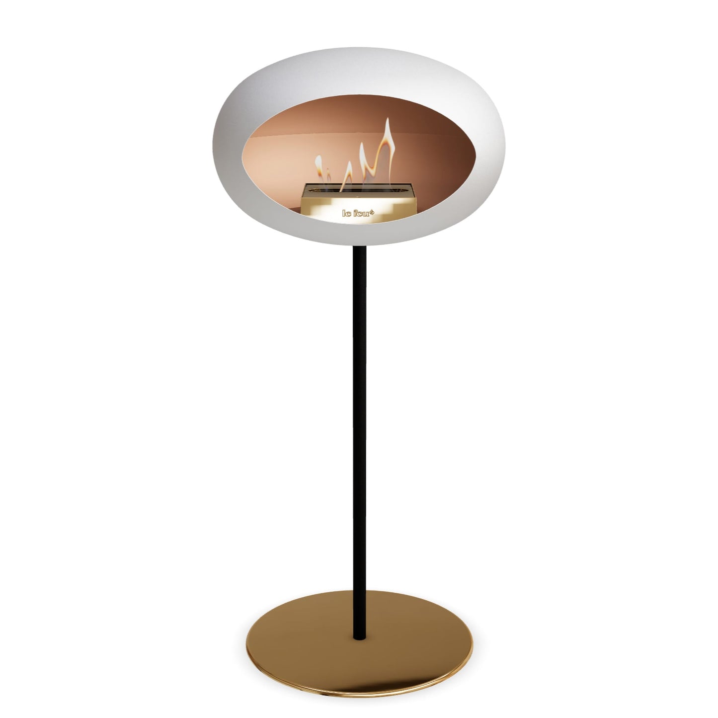 Le Feu Steel High Dome White