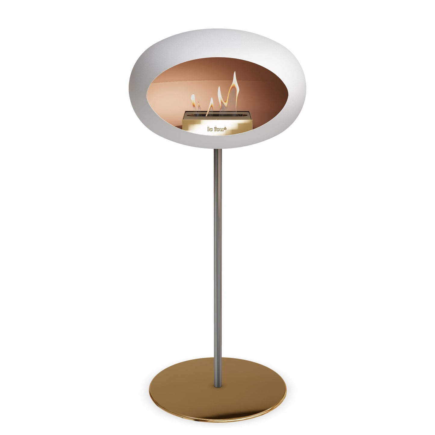 Le Feu Steel High Dome White