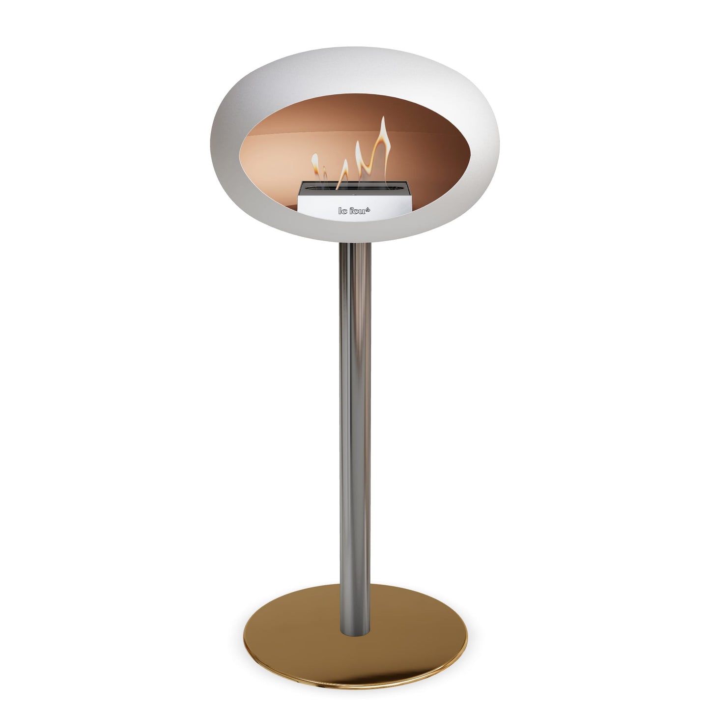 Le Feu Steel High Dome White