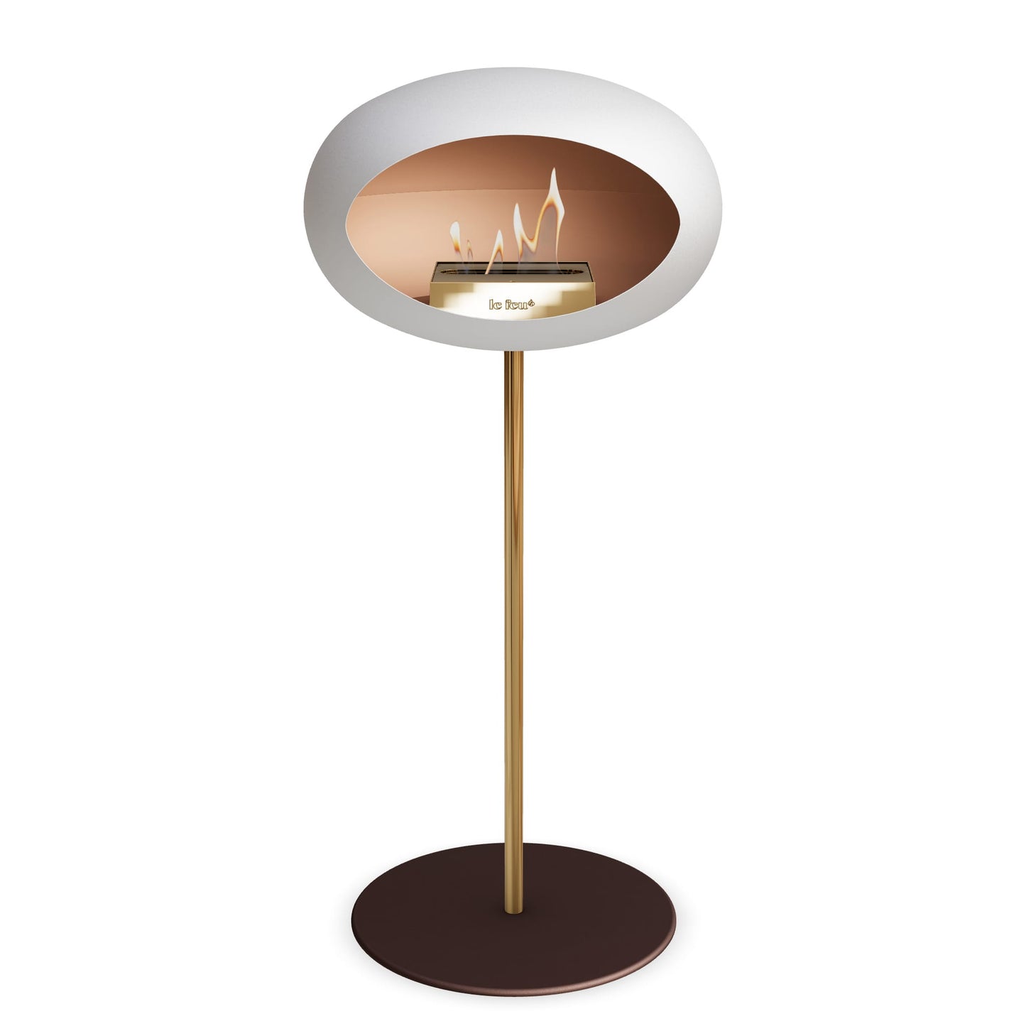 Le Feu Steel High Dome White