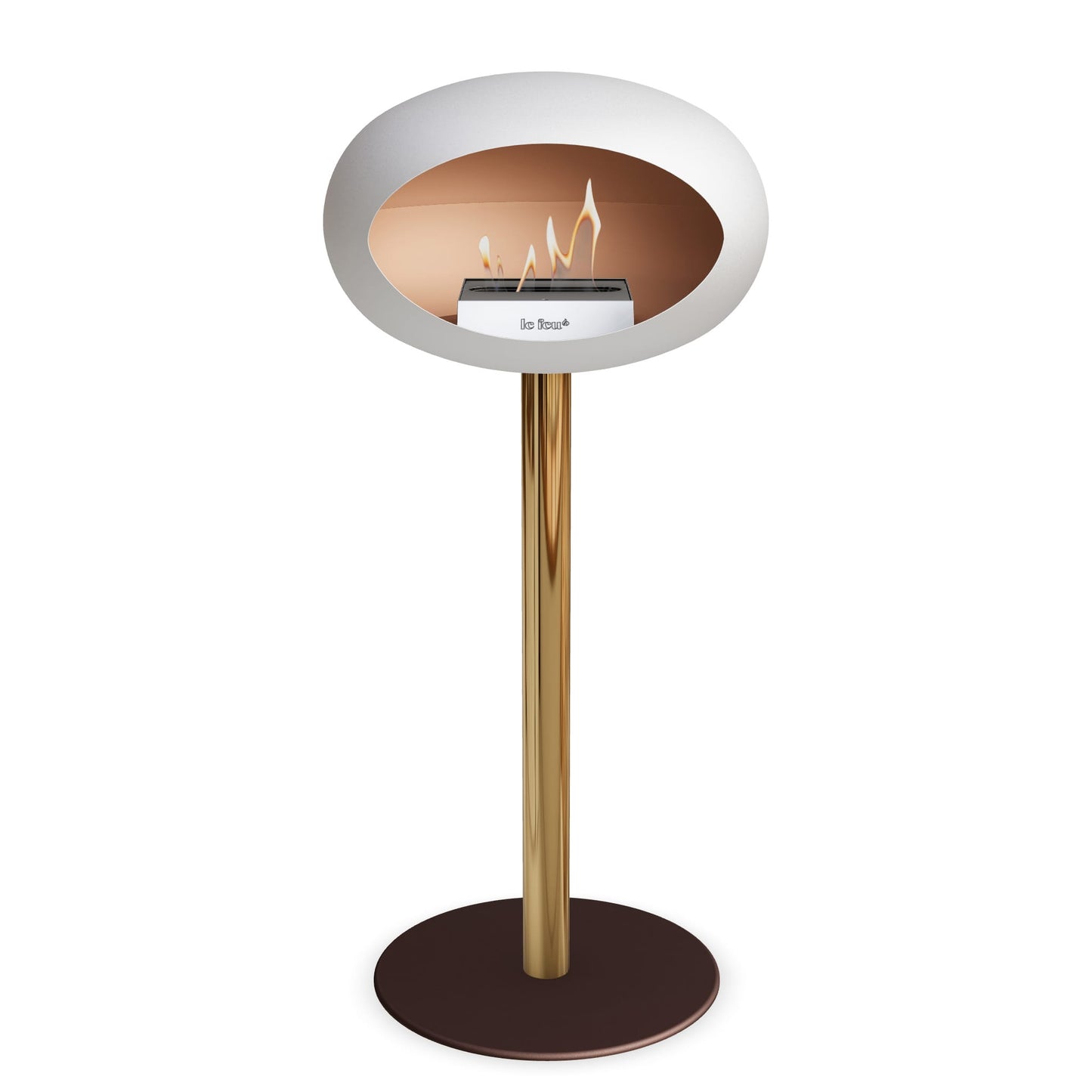 Le Feu Steel High Dome White