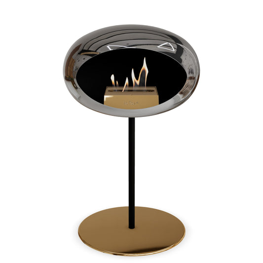 Le Feu Steel Low Dome Chromed Silver