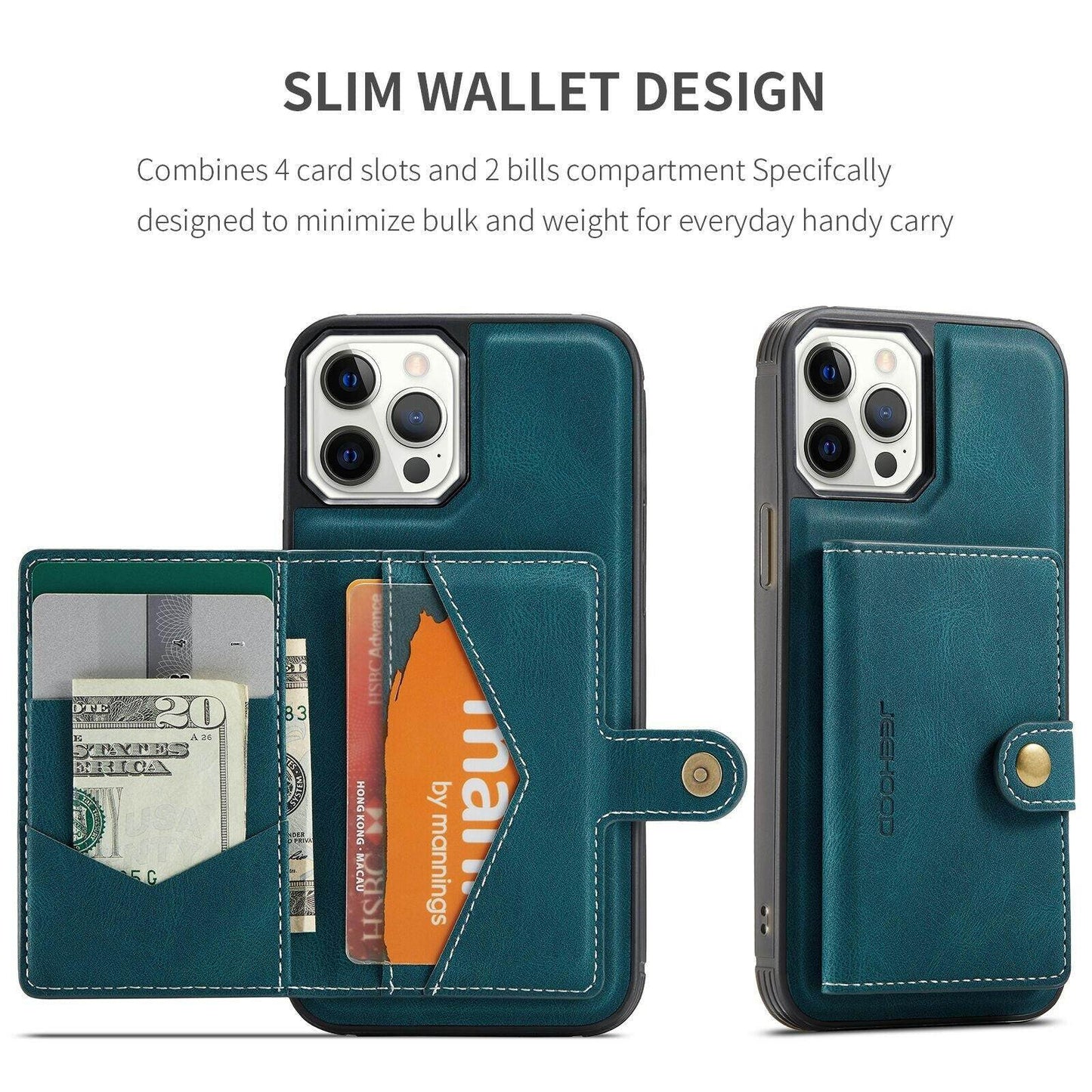 Luxury Magnetic Safe Leather Case For iPhone - Austrige™