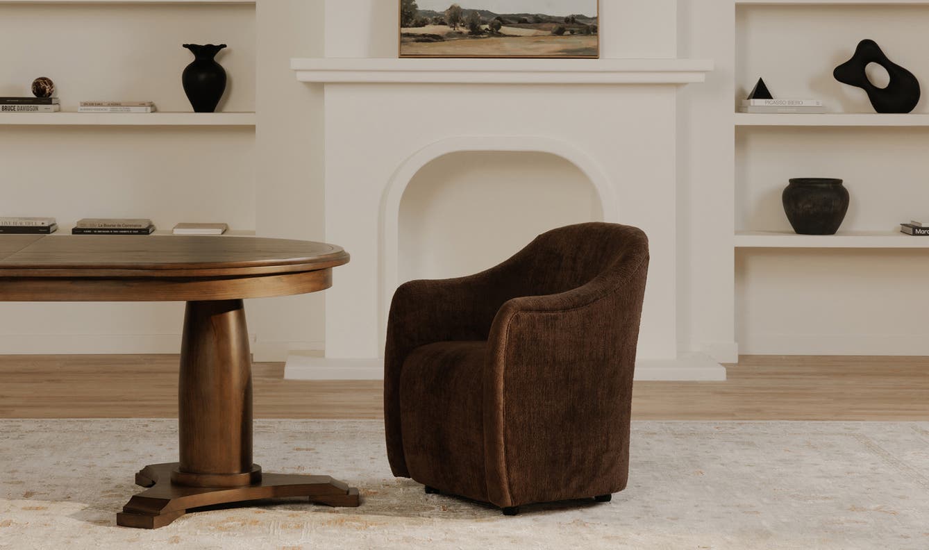Drava Rolling Dining Chair