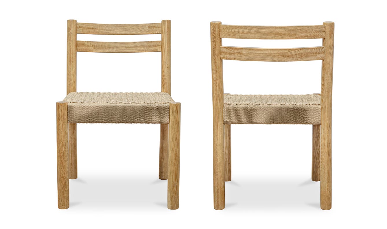 Finn Dining Chair Natural – Set Of Two
