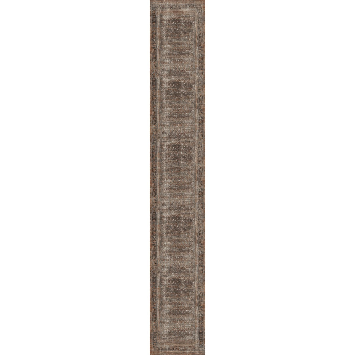 Regal Brown Orange Rug