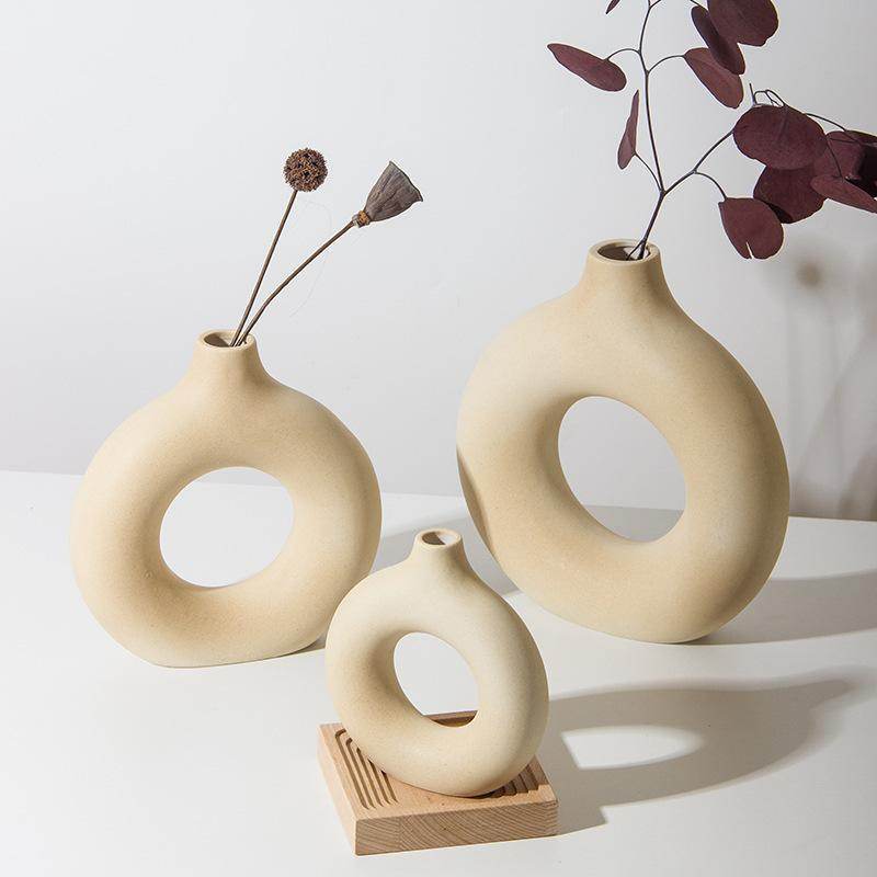 Round Vase Decoration Creative Ceramic Crafts - Austrige™
