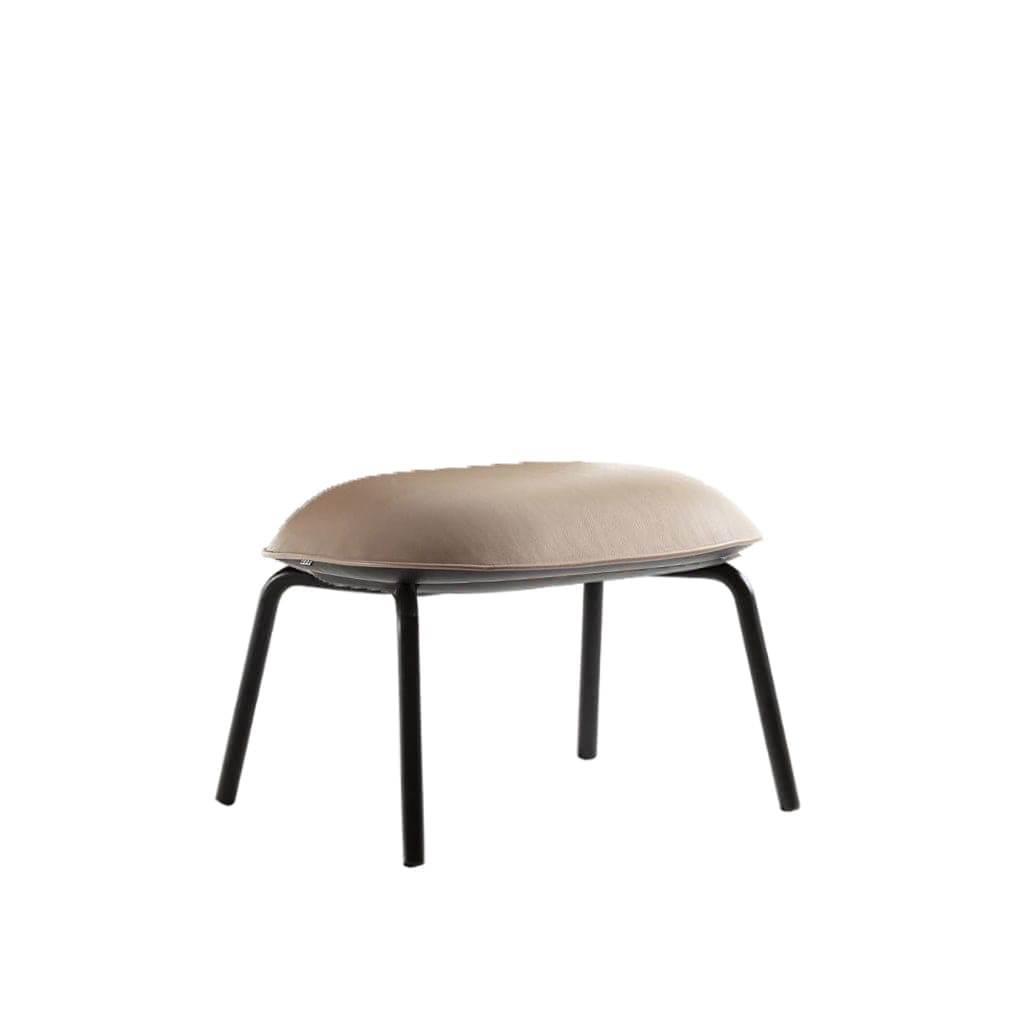 Tasca Lounge Chair & Ottoman Eco Leather Fabric Indoor