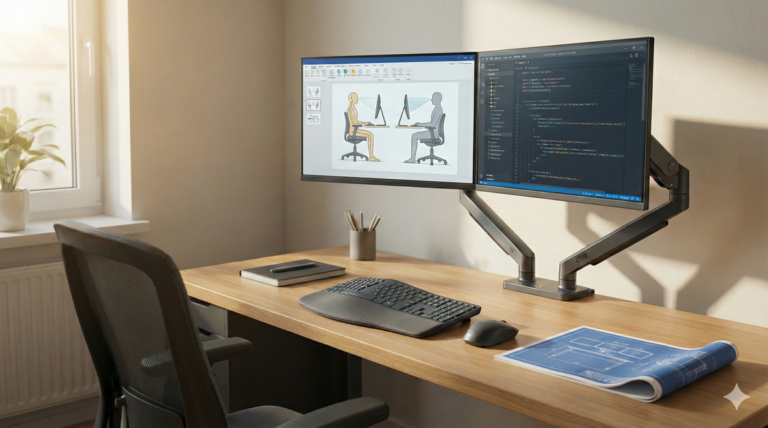 Dual Monitor Arm Mounts Guide Image Cover