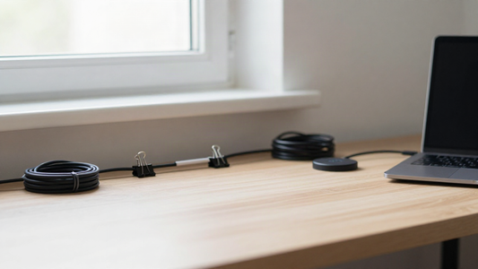 Desktop Cable Management for Beginners: A Calmer Desk