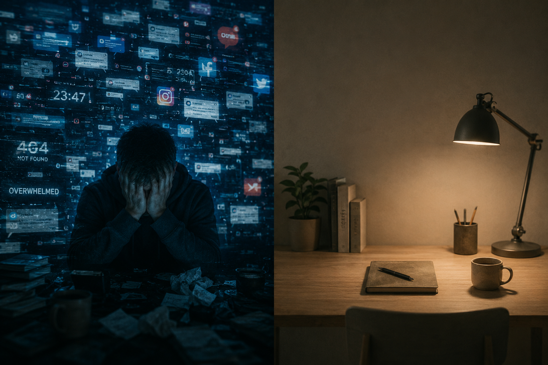 The Infinite Loop vs. The Anchored Life — How to Use the Digital World Without Becoming Its Product
