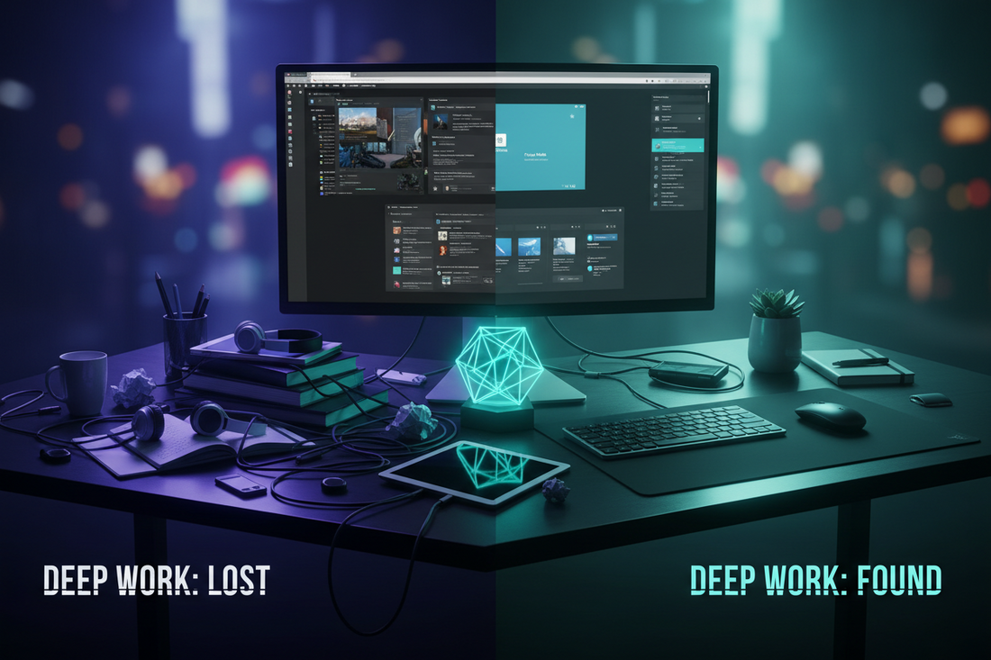 Why Deep Work Is Impossible in a Cluttered Workspace (And What to Fix First)