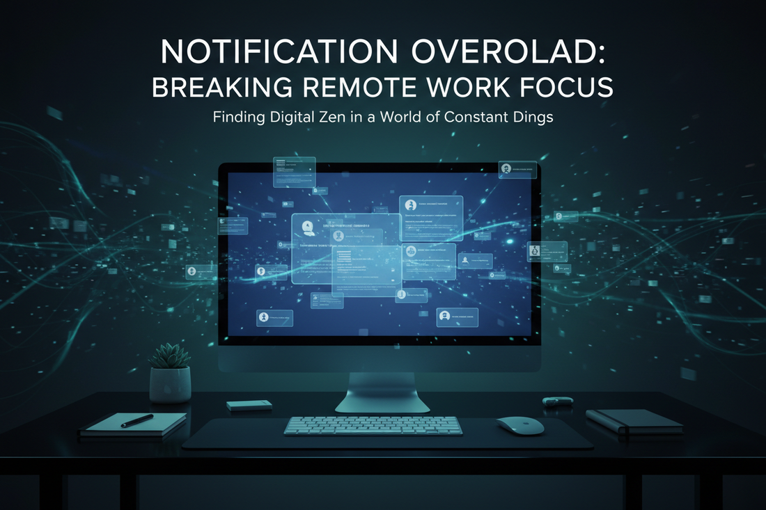 How Notification Overload Physically Changes How You Work at Your Desk