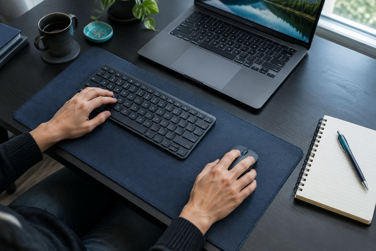 Wireless Office Peripherals for Clean Desktops