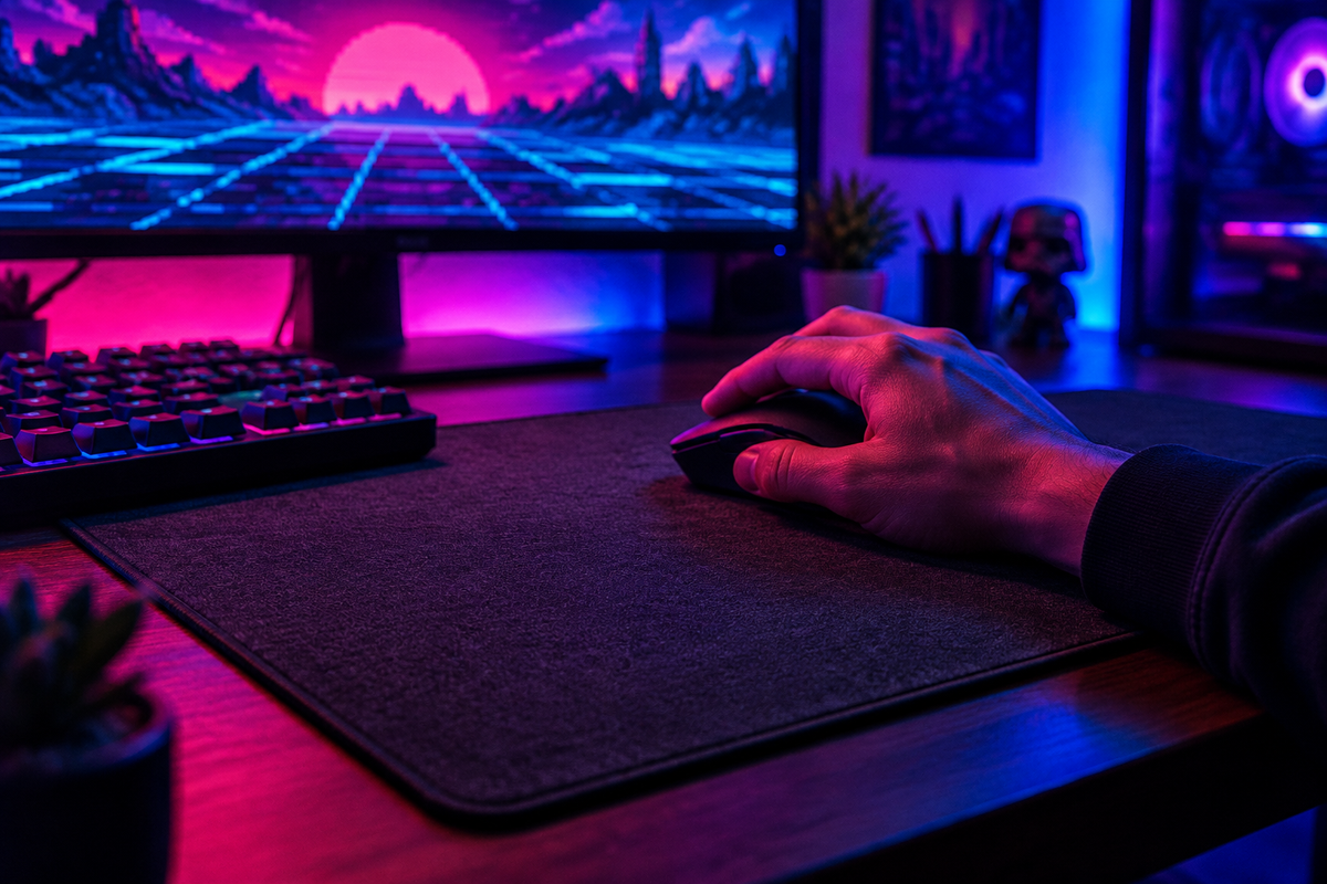 Gaming mouse pads for precision