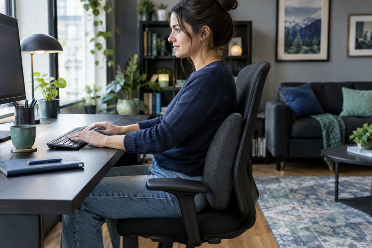 Lumbar support pillows for office chairs