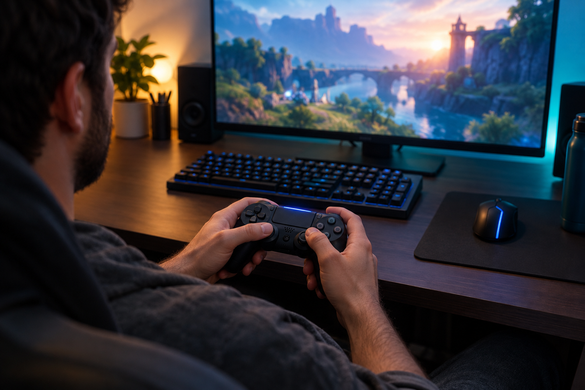 Gaming controllers & peripherals