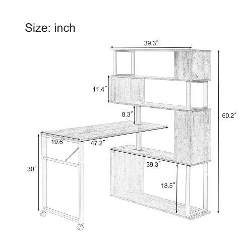 Home Office Computer Desk L-shaped Corner Table - Austrige™