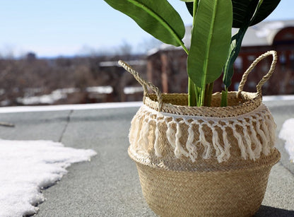 Pokha - Seagrass Basket With Tassel
