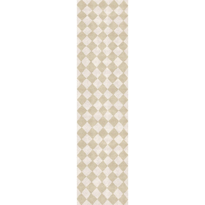 Trestres Checkered Natural & Ivory Rug