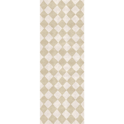 Trestres Checkered Natural & Ivory Rug