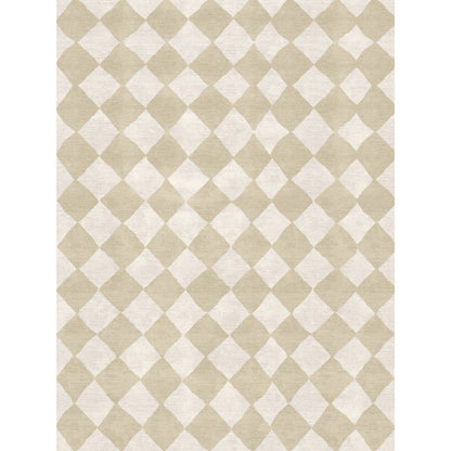 Trestres Checkered Natural & Ivory Rug