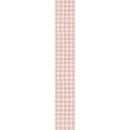 Trestres Checkered Malibu Pink & Ivory Rug