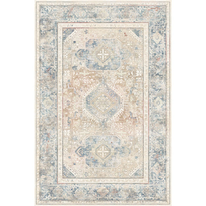 Elera Blue Red Beige Rug
