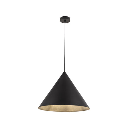 CONO Black Extra Large Modern Minimalist Pendant Light