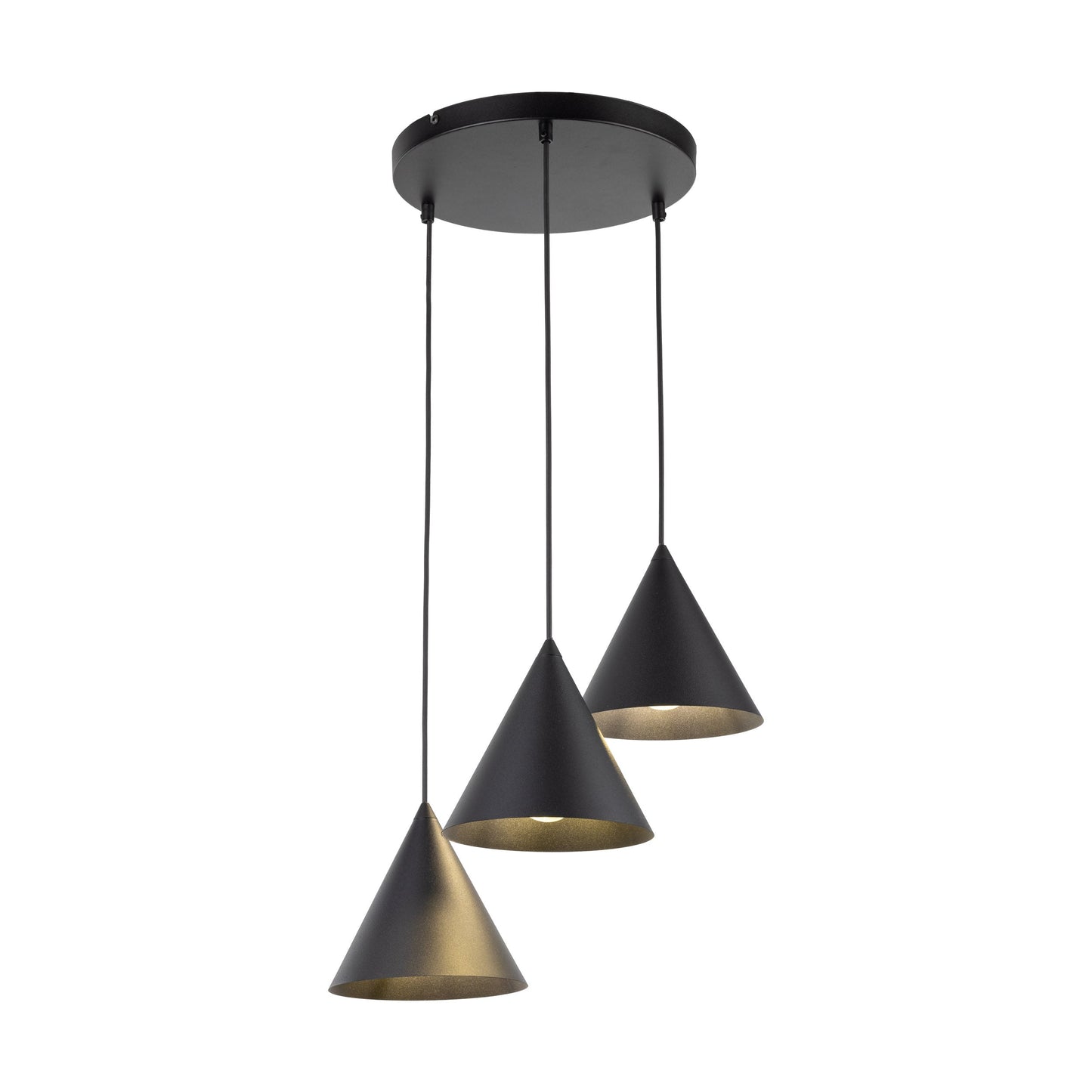 CONO Black Modern Minimalist Pendant Light 3