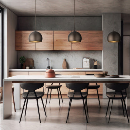 ZOE Brown Mid-Century Modern Pendant Light