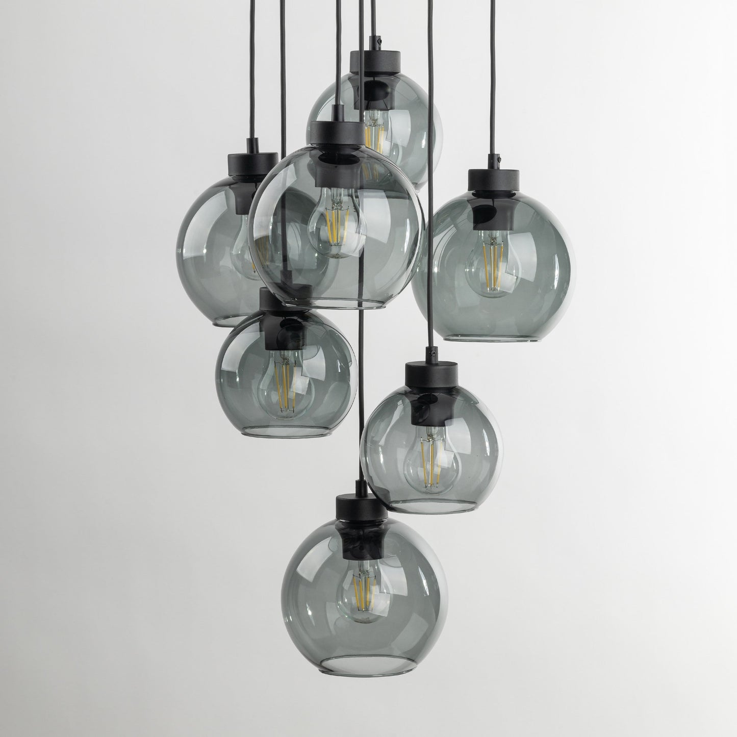 CUBUS Graphite Glass Scandinavian Pendant Light 7