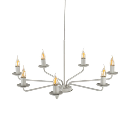 LIMAL White Vintage Candle Pendant Light