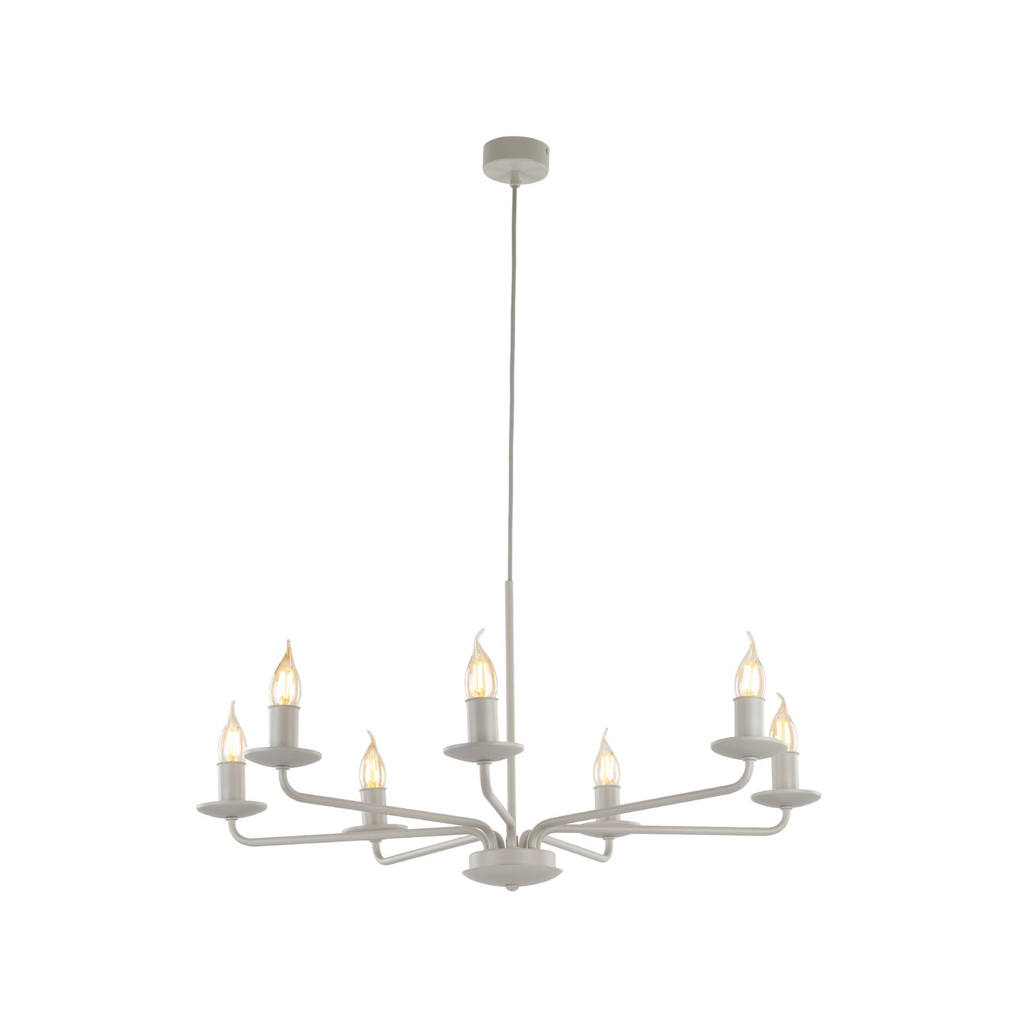 LIMAL White Vintage Candle Pendant Light