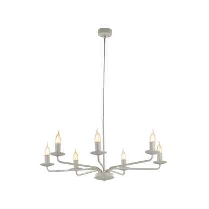 LIMAL White Vintage Candle Pendant Light