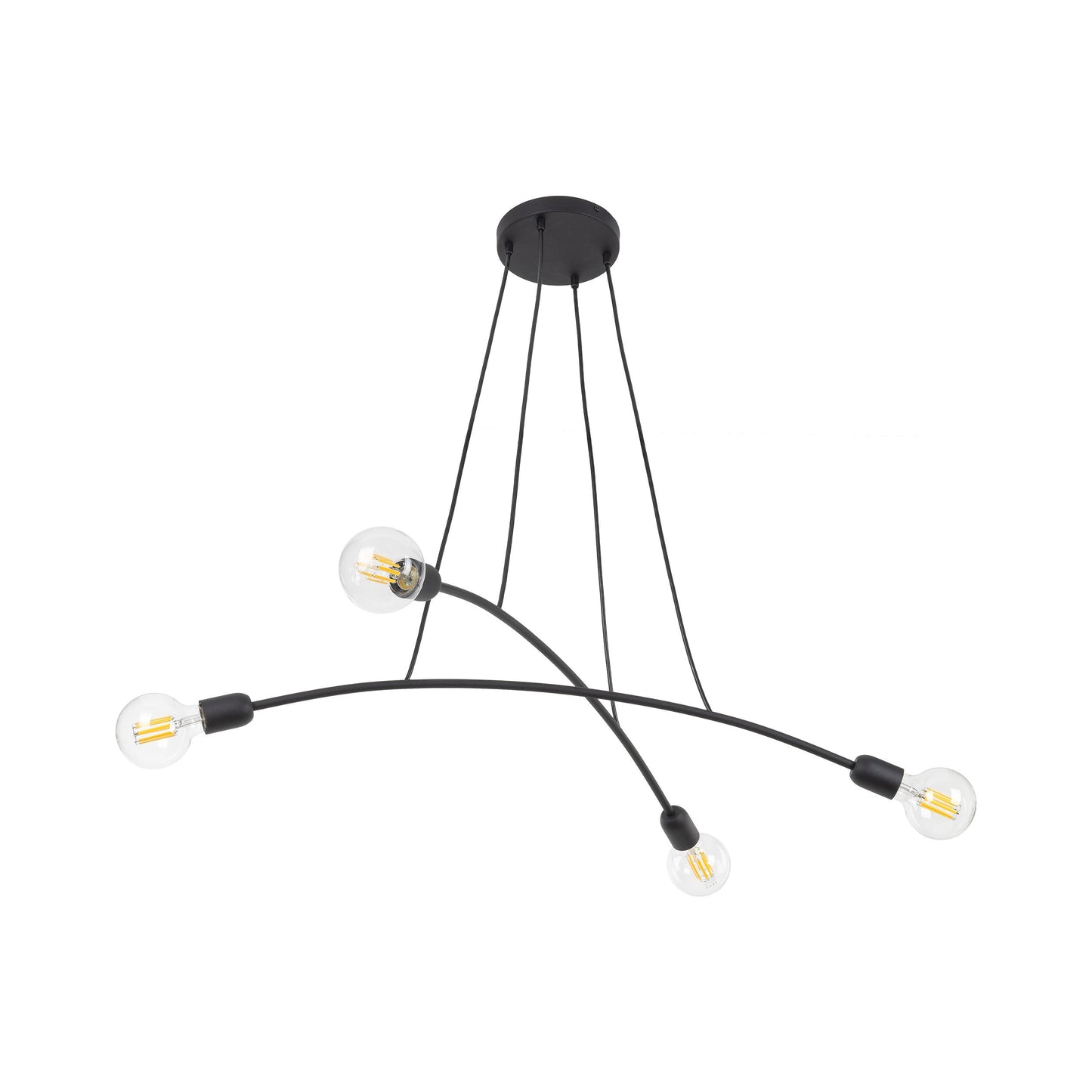 HELIX Black Minimalist Pendant Light 4
