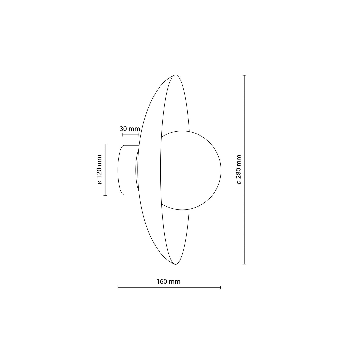 SLATE Scandinavian Wall Sconce Light