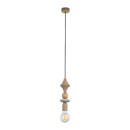 TOWER Beige Scandinavian Pendant Lamp