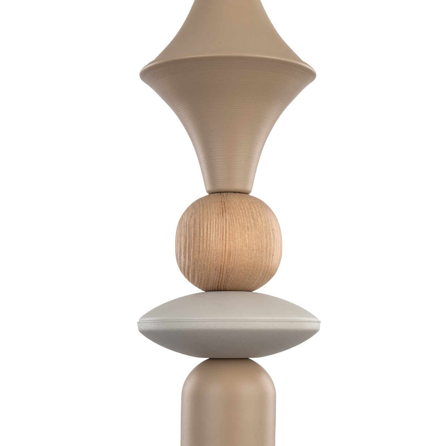 TOWER Beige Scandinavian Pendant Lamp