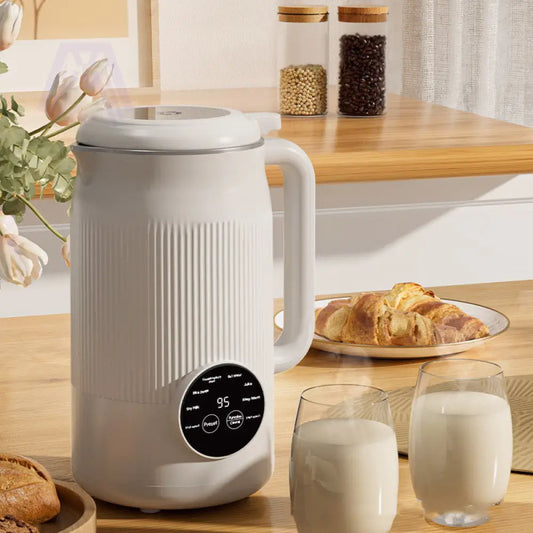 110V-220V 1200ml Soybean Milk Machine Multifunction Juicer Portable Blender Automatic Heat Home Soy Milk Maker Kitchen