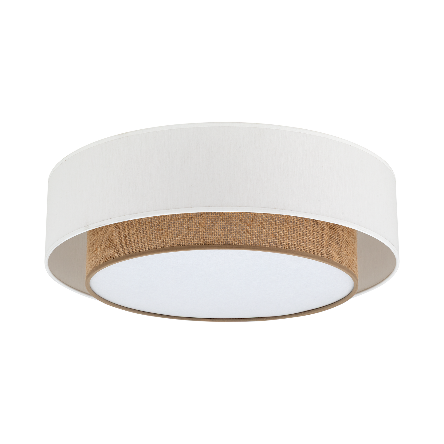 CALISTO JUTE Natural Flush Mount Light