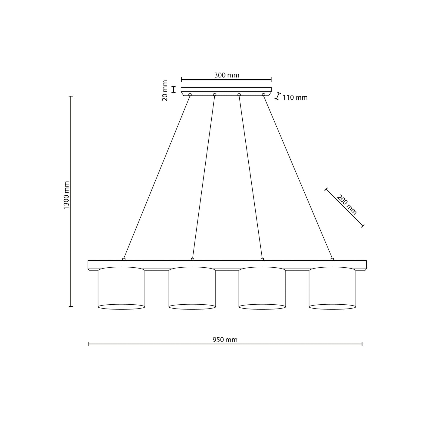 VARO Scandinavian Pendant Lamp