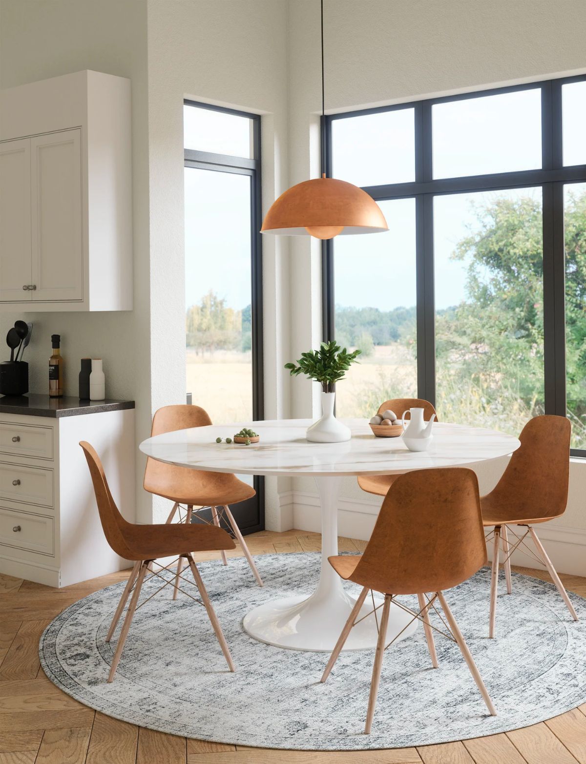 金斯利銀灰色地毯