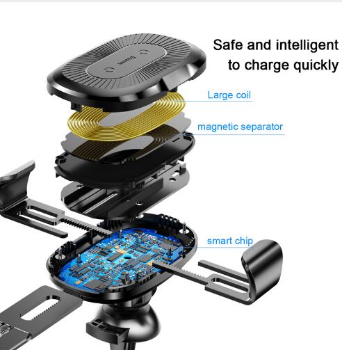 Gravity Bracket Wireless Charging Car Two-in-one Charger Magnetic