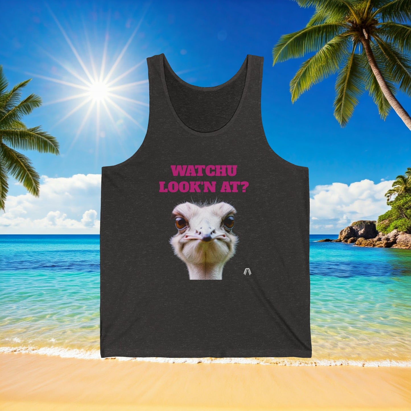 The Watchu lookin at? - Unisex Jersey Tank | Austrige that is considered a Tank Top