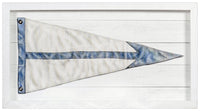 Yachting Burgee B Arrow Wall Art