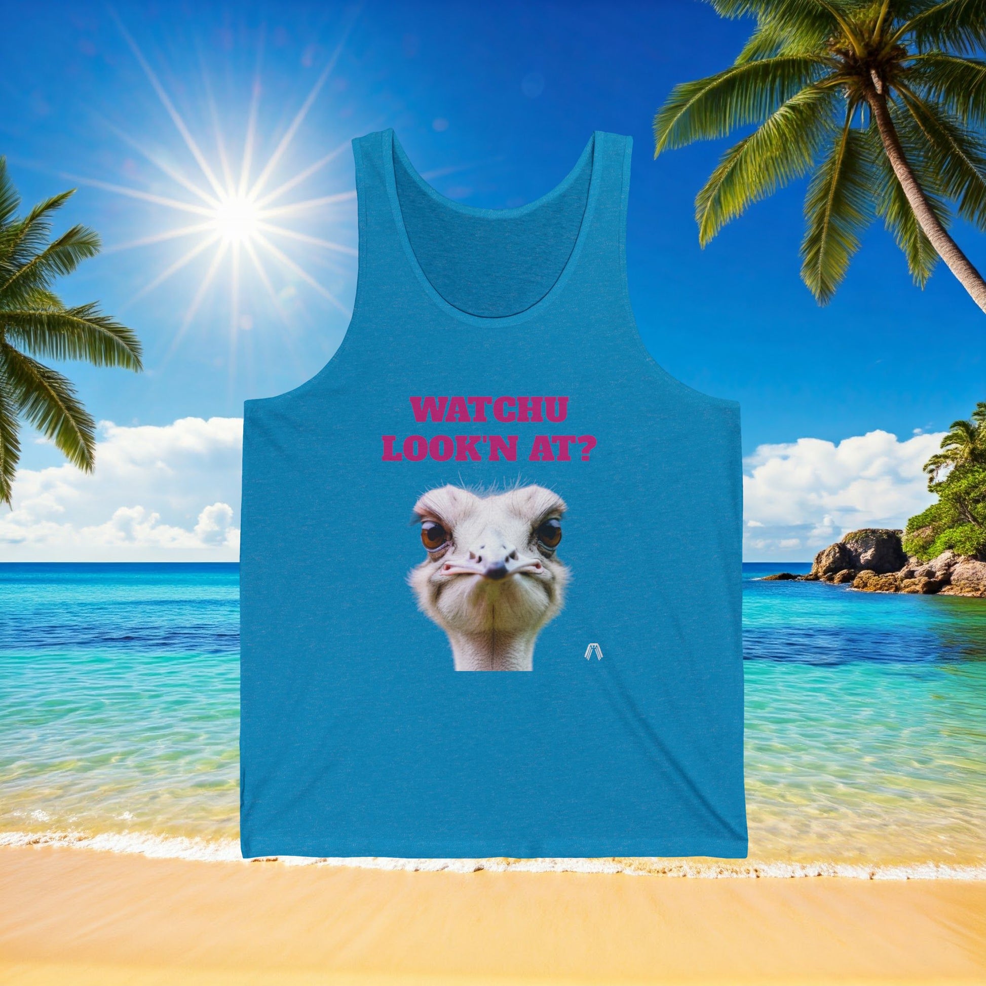 The Watchu lookin at? - Unisex Jersey Tank | Austrige that is considered a Tank Top