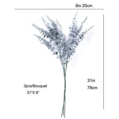 Montana Artificial Eucalyptus Bouquet 31'' X 8'' (Set Of 3)