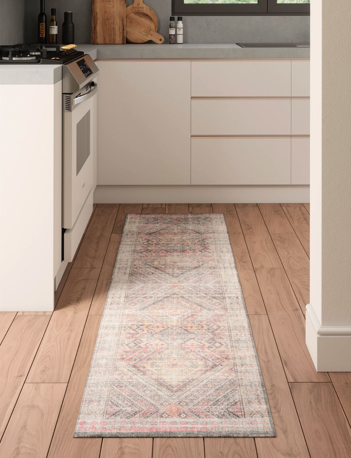 Alexa 銀粉紅紫地毯