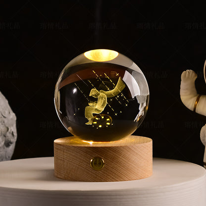 Transparent Glowing Creative Crystal Ball